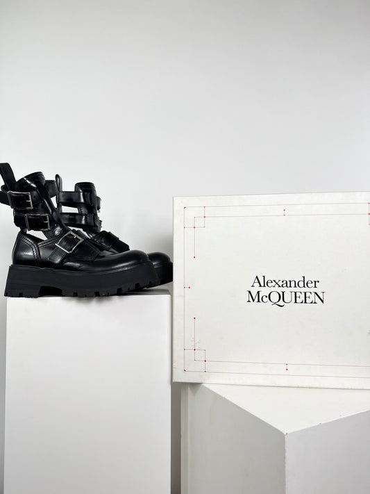 Alexander McQueen Buckled Boot