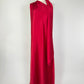 Reneec Red Cocktail Dress One Shoulder