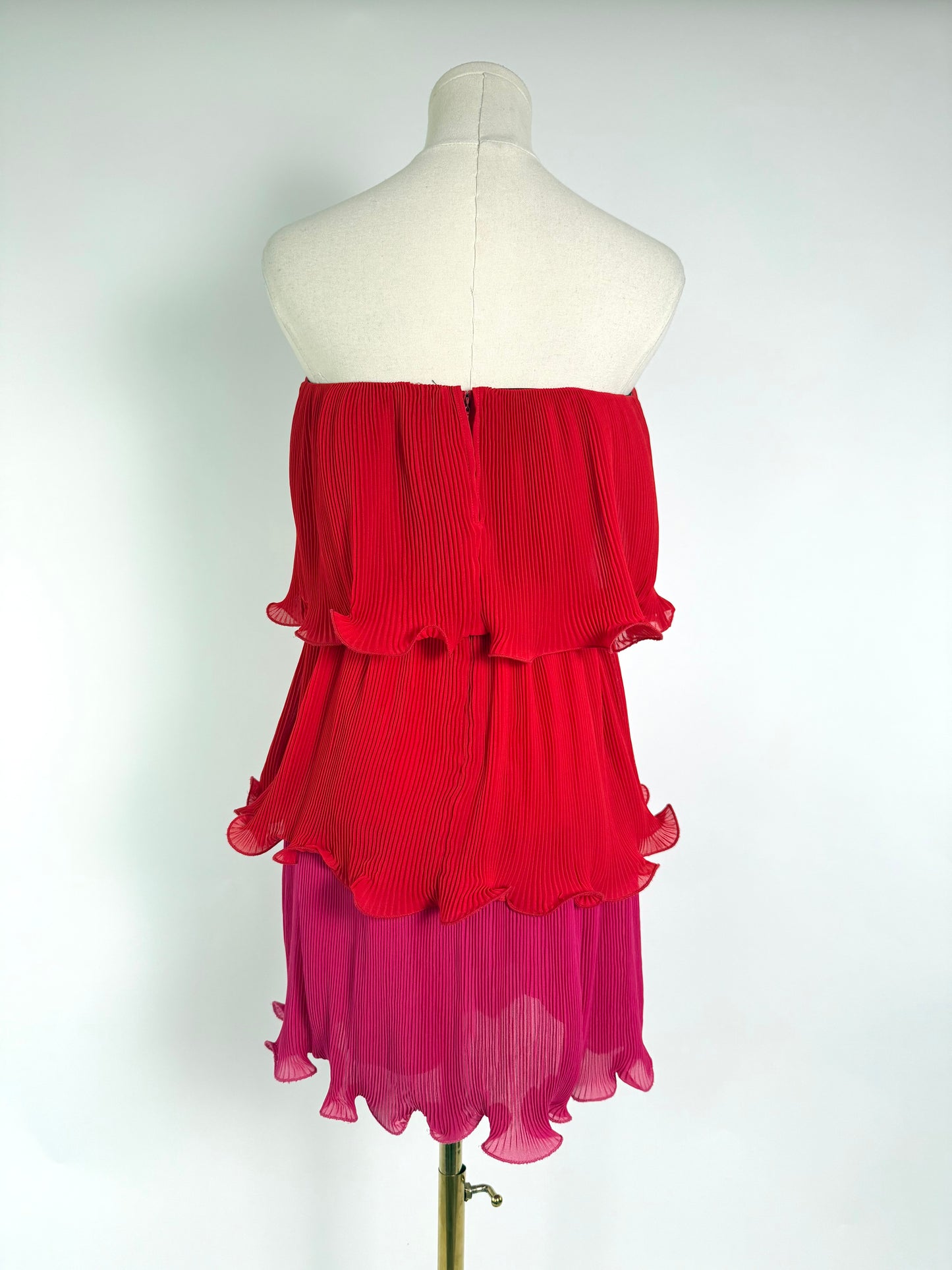 Milly Sylvie Pleated Mini Dress