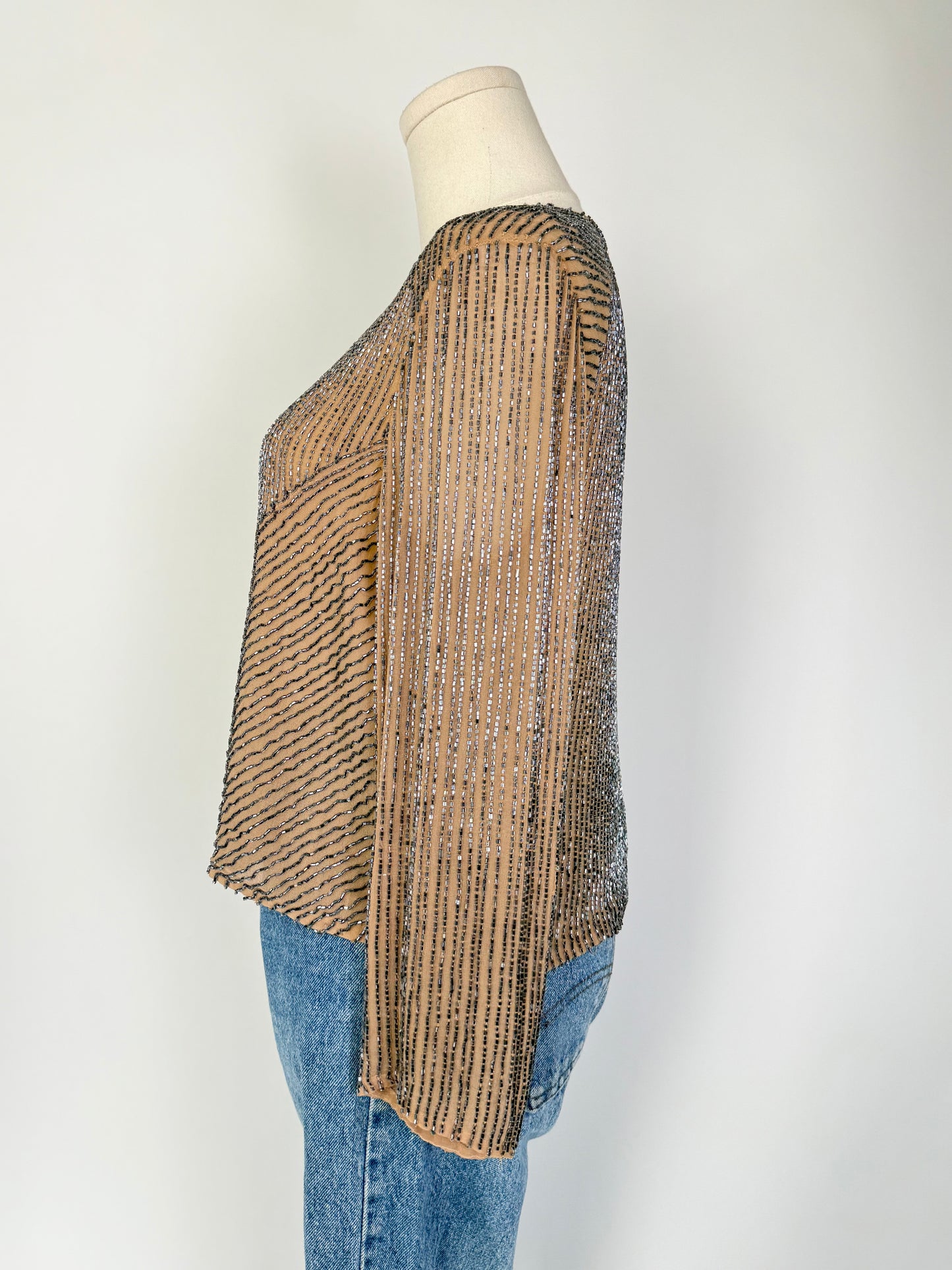 Vintage Parker Beaded Cardigan