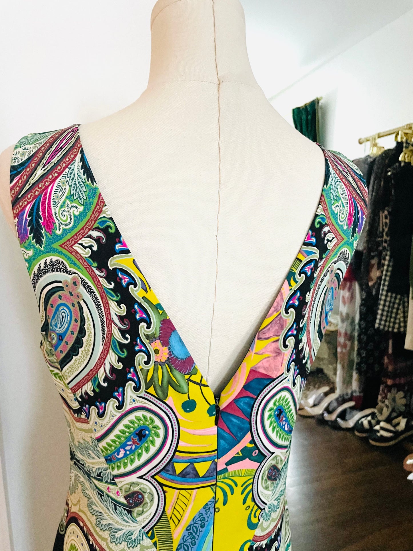 Etro V Back Shift Dress
