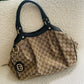 Vintage Gucci Brown Logo Hobo
