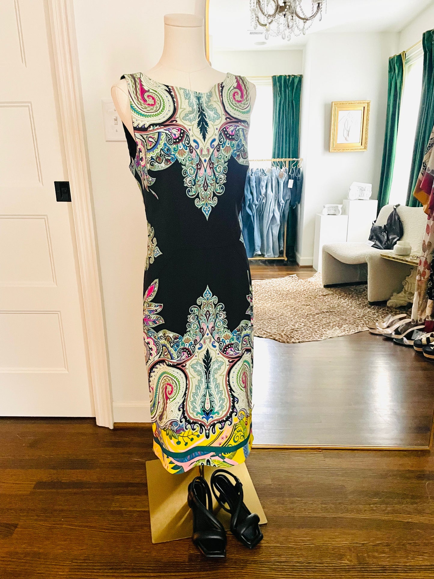 Etro V Back Shift Dress