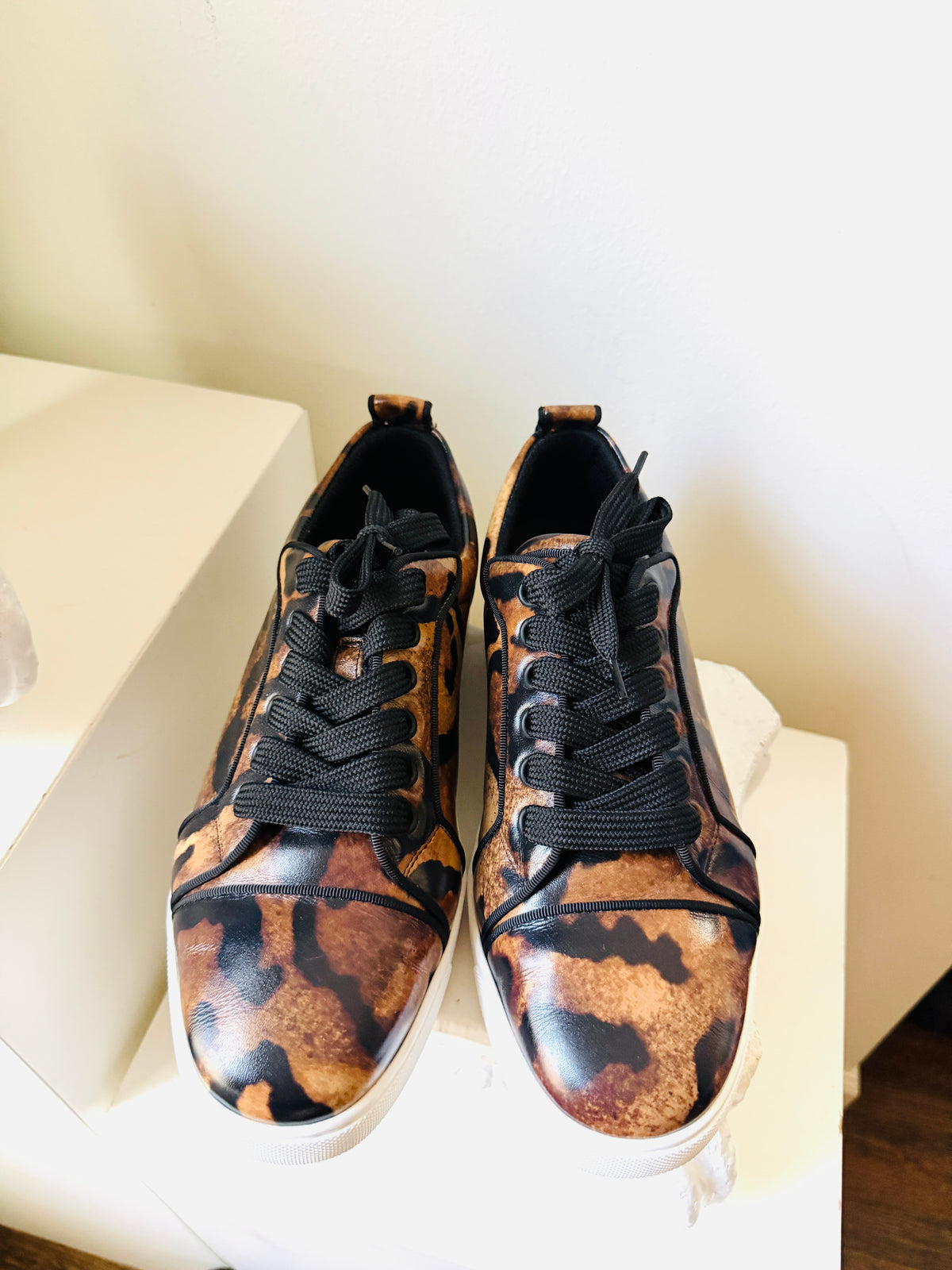 Christian Louboutin Leopard Miss Z Sneaker