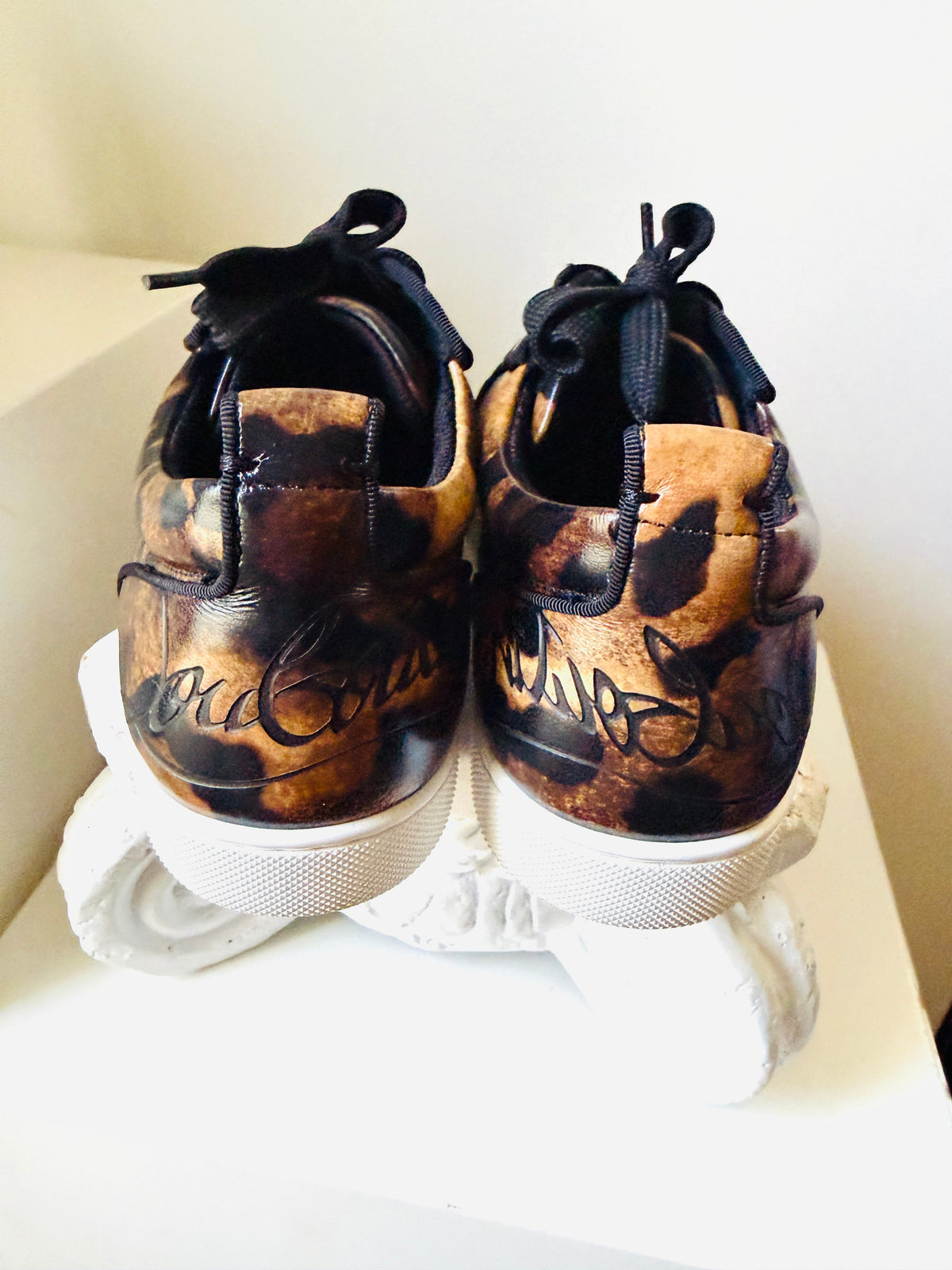 Christian Louboutin Leopard Miss Z Sneaker