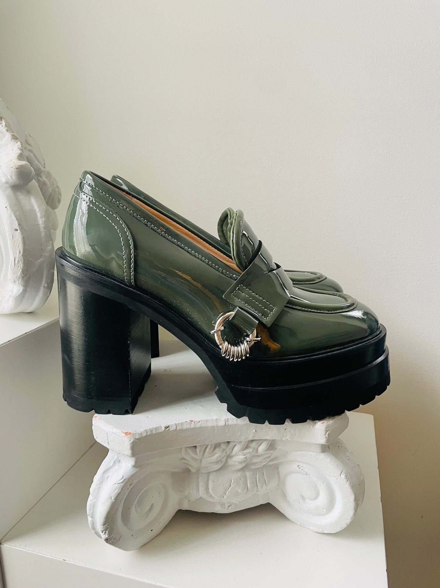 AGL Tasky Chunky Platform Loafers