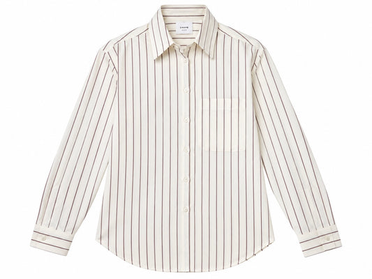 Gill Rodriquez Stripe Big Button Up Top
