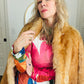 Vintage Italian 70's Faux Fur