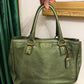 Vintage Prada Metallic Green Handbag