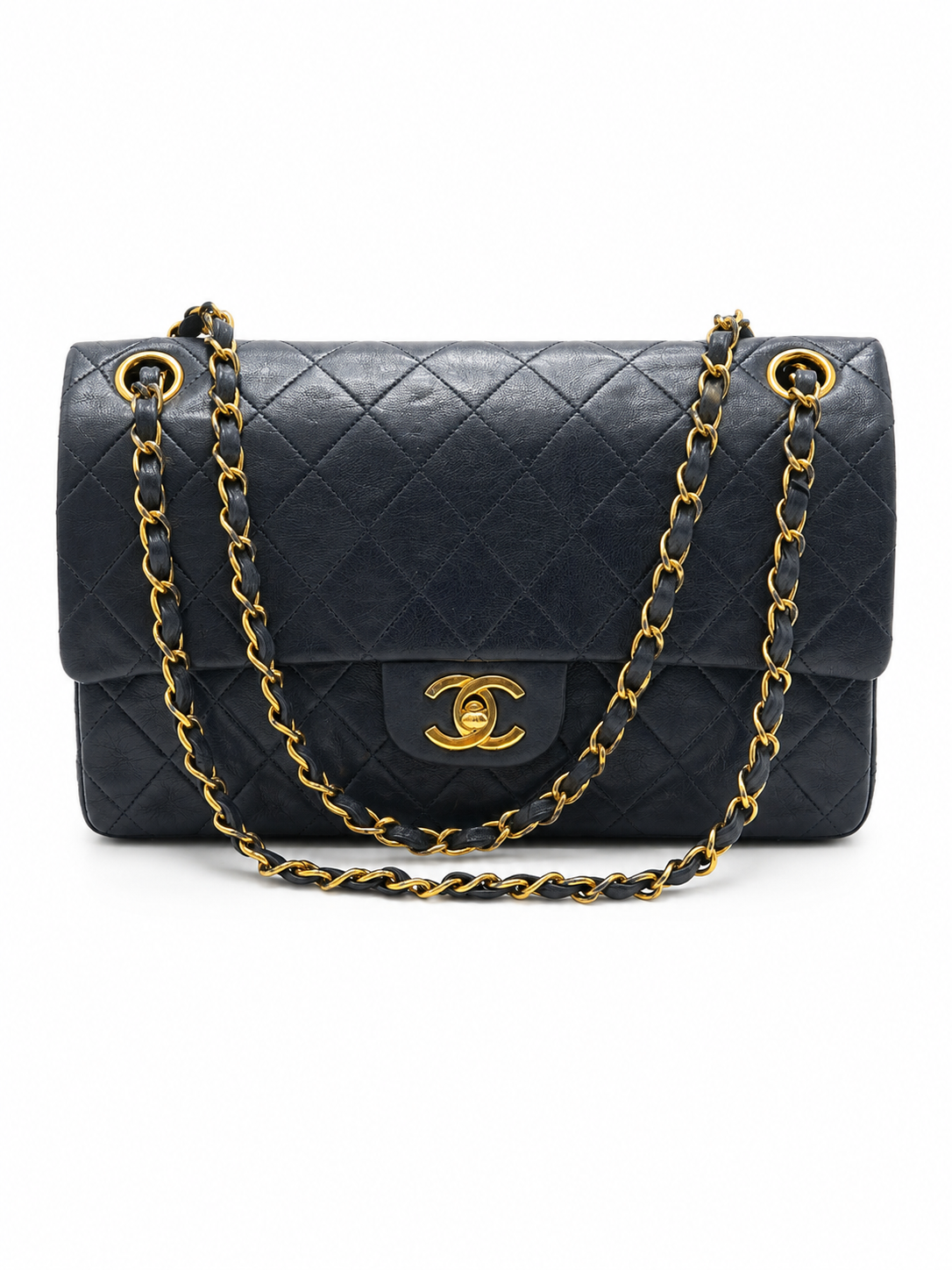 Vintage Chanel Medium Classic Double Flap Black