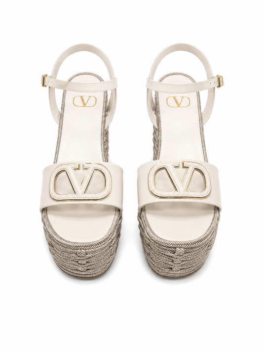 Valentino Garavani VLogo Wedge Sandal