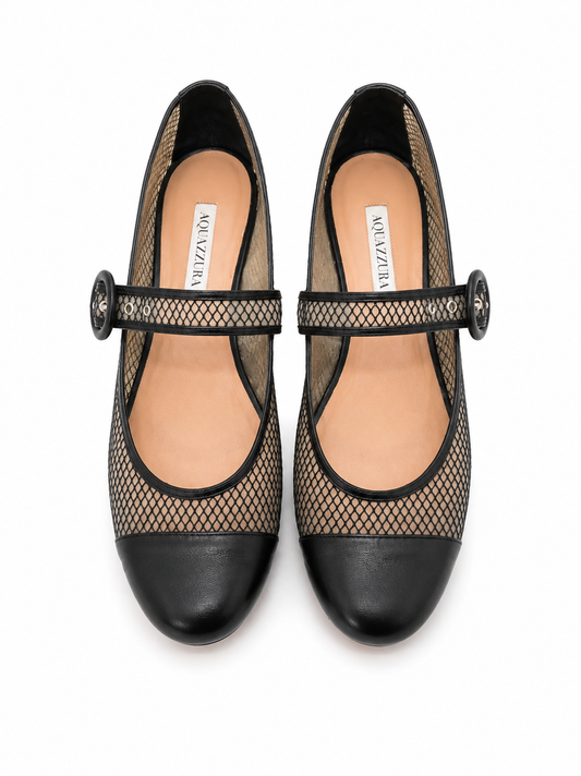 Aquazzura Solstice Mesh Flats