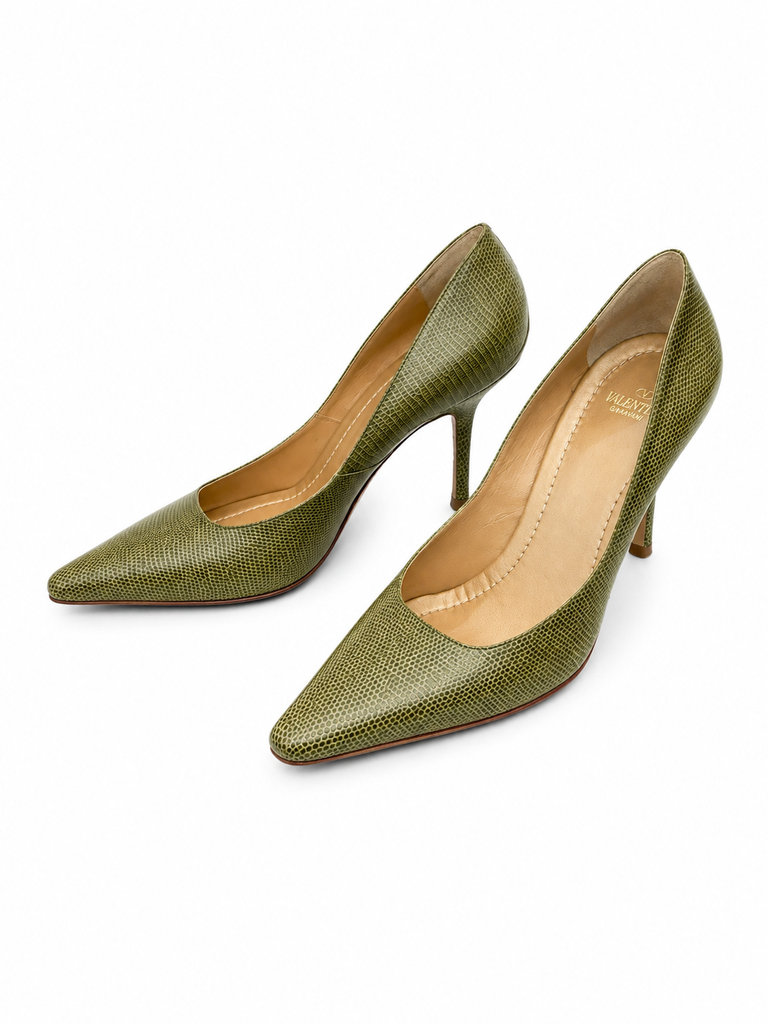 Vintage Valentino Garavani Lizard Heel