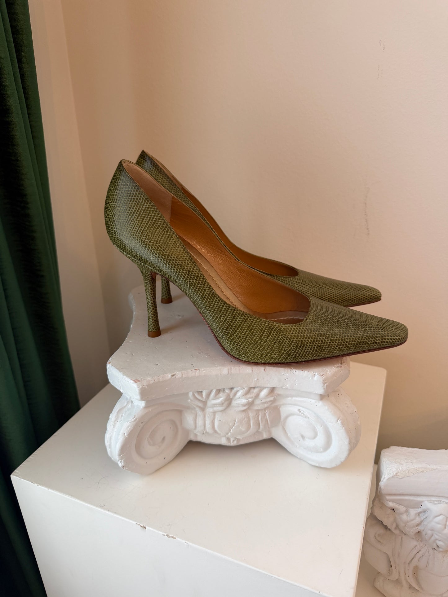Vintage Valentino Garavani Lizard Heel