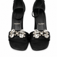 Vintage Vera Wang Crystal Ankle Strap Heel Sandal