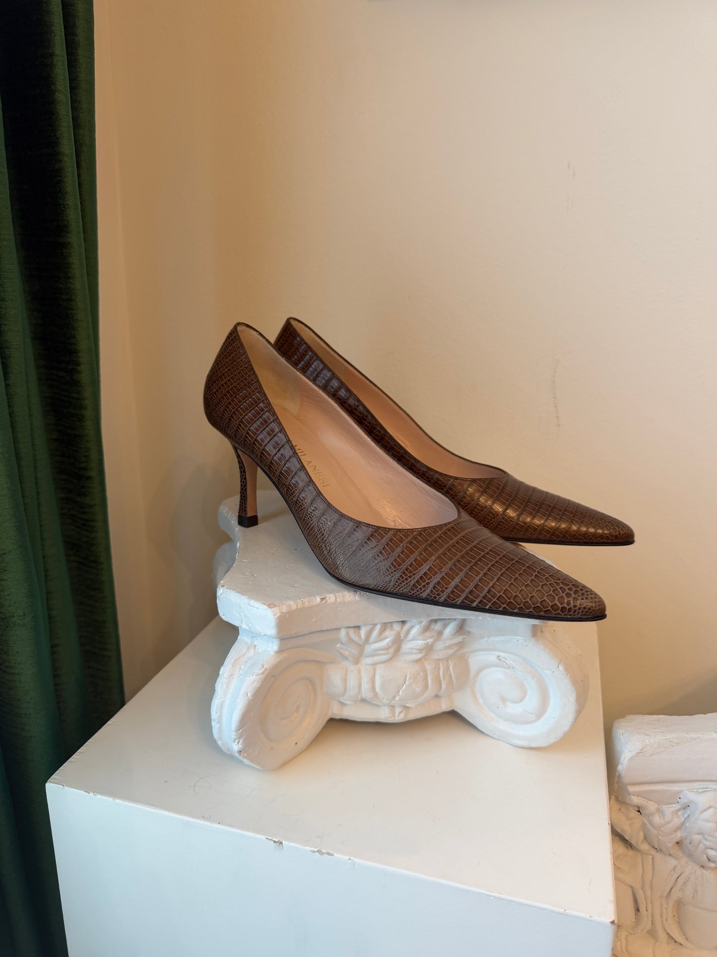 Ganni Milanesi Lizard Heel