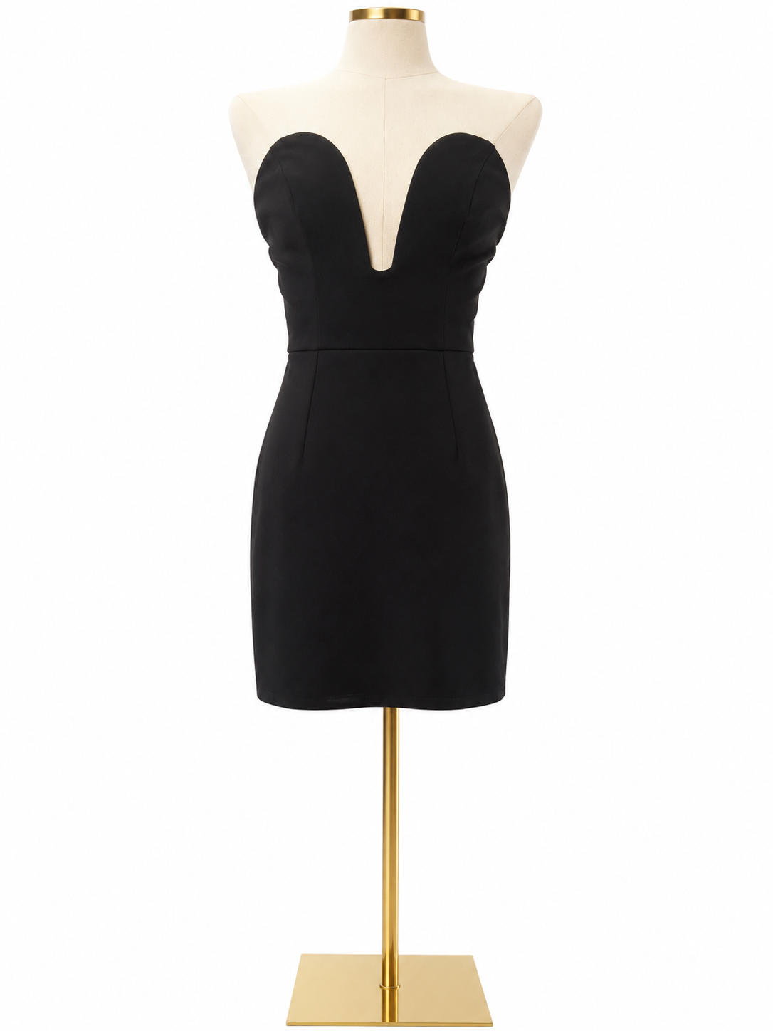Hours Deep V Mini Dress