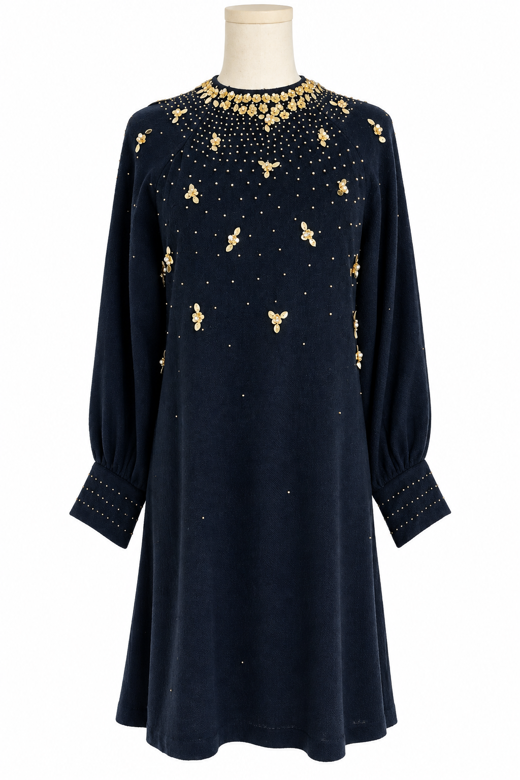 Anaak Raw Silk Hand Beaded Dress