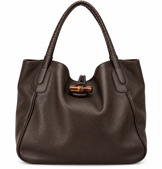 Gucci Large Bamboo Hip Tote