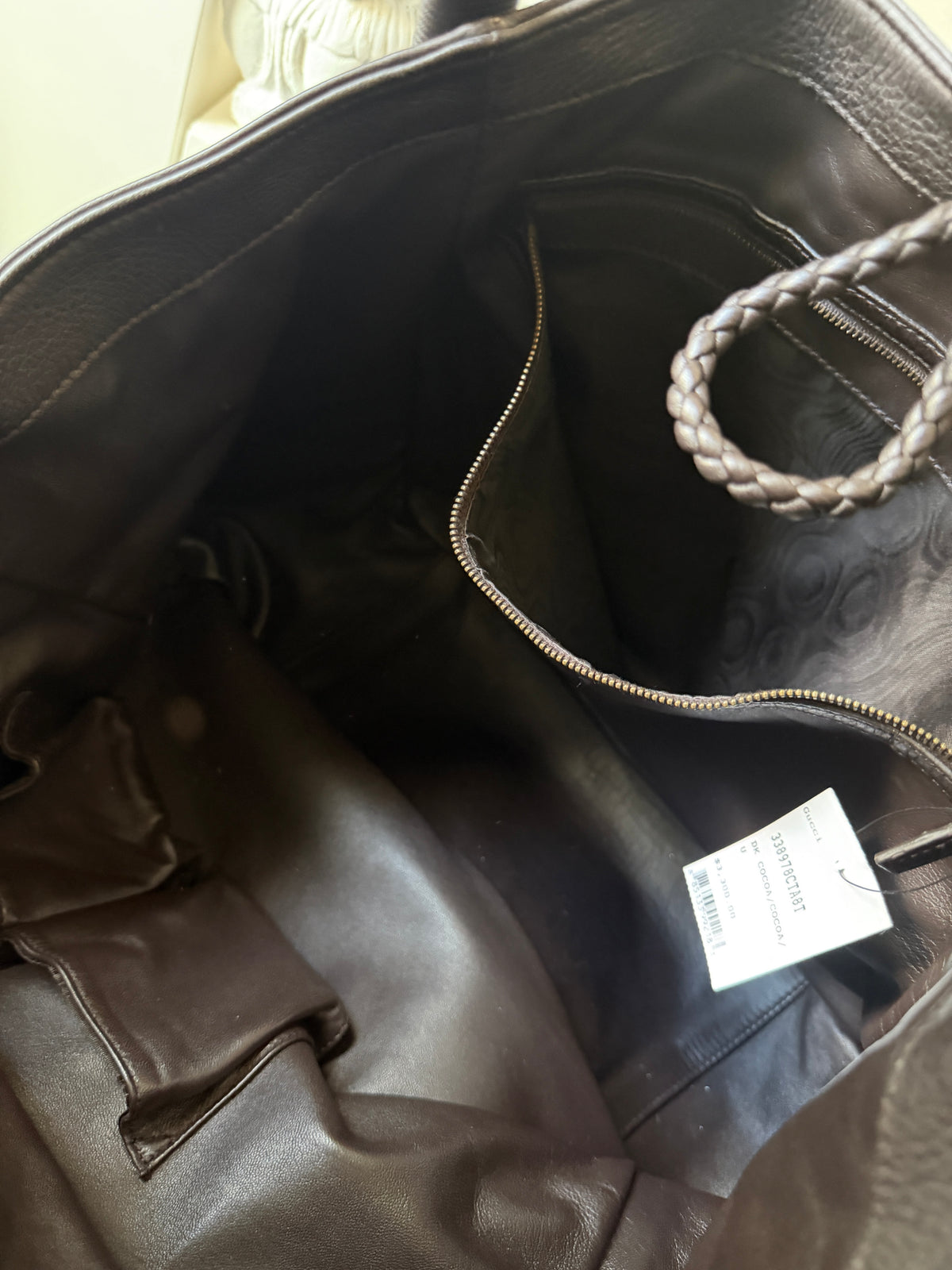 Gucci Large Bamboo Hip Tote