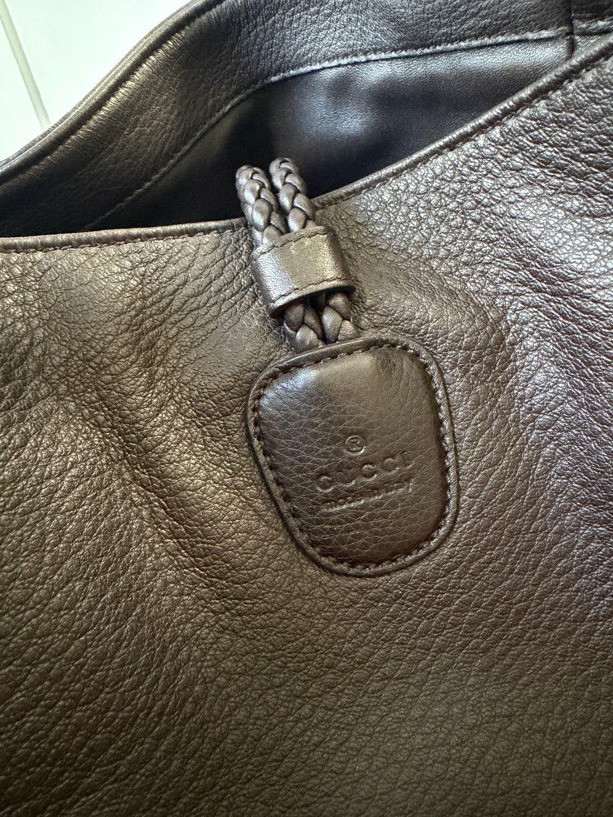 Gucci Large Bamboo Hip Tote
