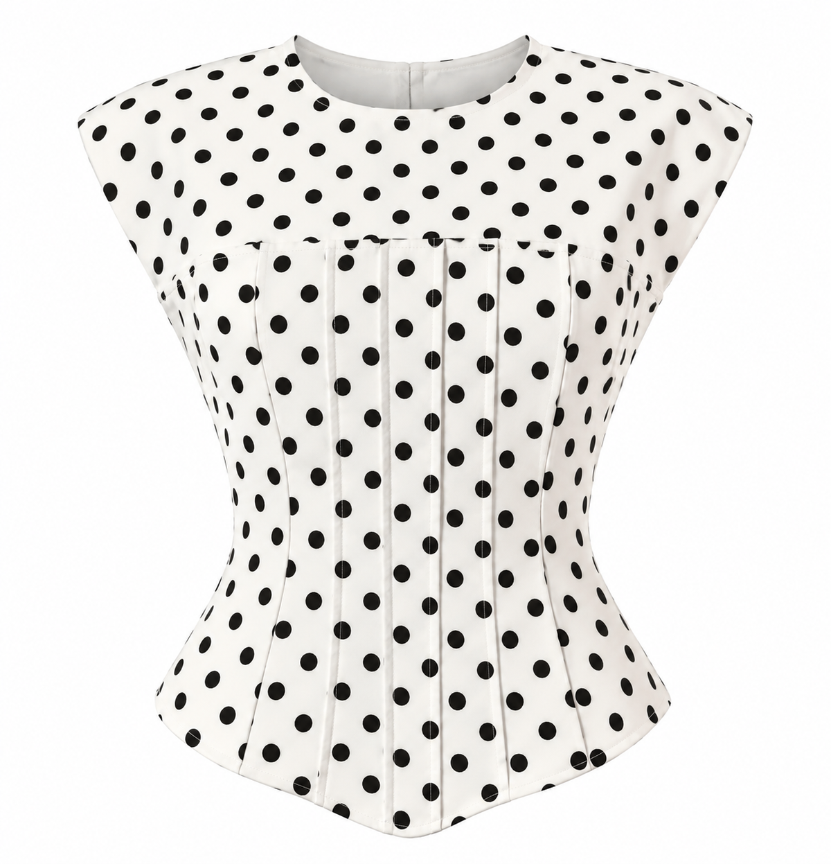 Ganni Corset Polka Dot Top