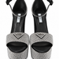 Prada Crystal Platform Sandal