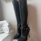 Valentino Rock Stud Knee High Boots