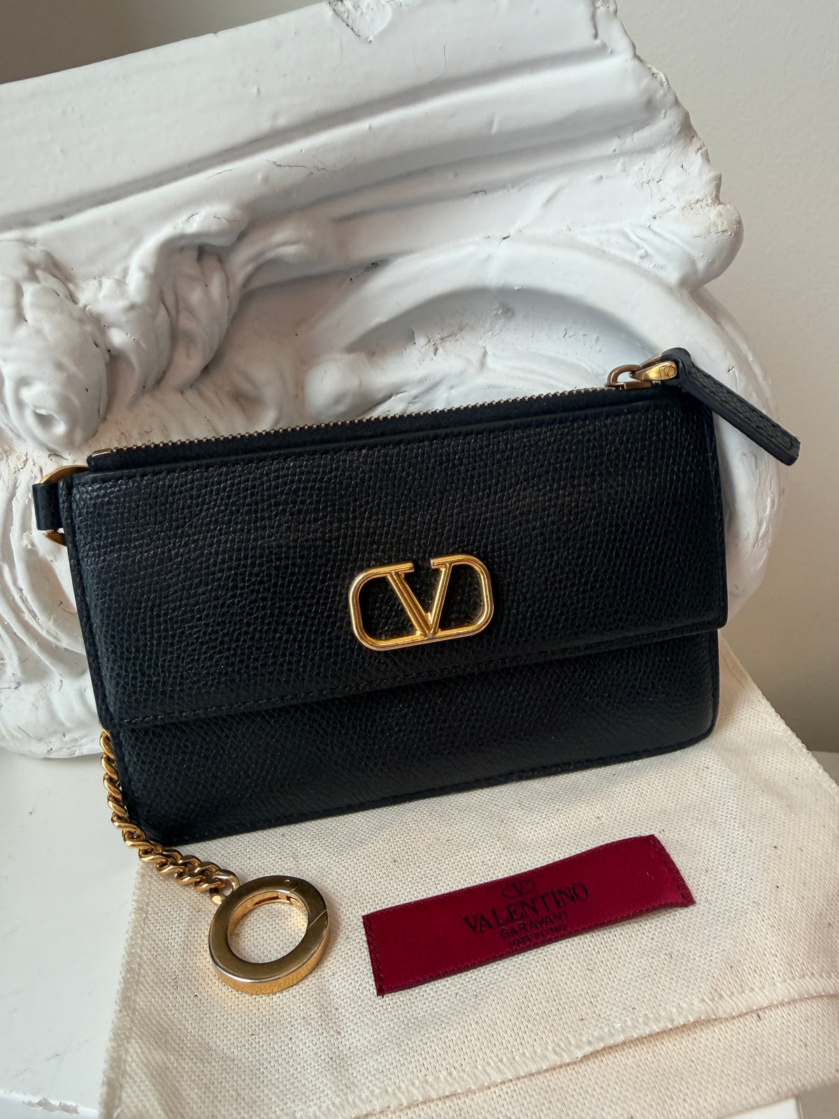 Valentino VLogo Wristlet