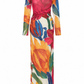 Farm Rio Floral Mesh Maxi Dress