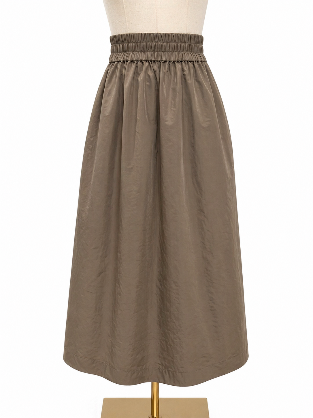 Tibi Army Green Italian Sporty Skirt