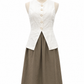 Tibi Army Green Italian Sporty Skirt