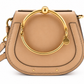 Chloé Small Nile Bracelet Bag – Calfskin Leather & Suede Crossbody Bag