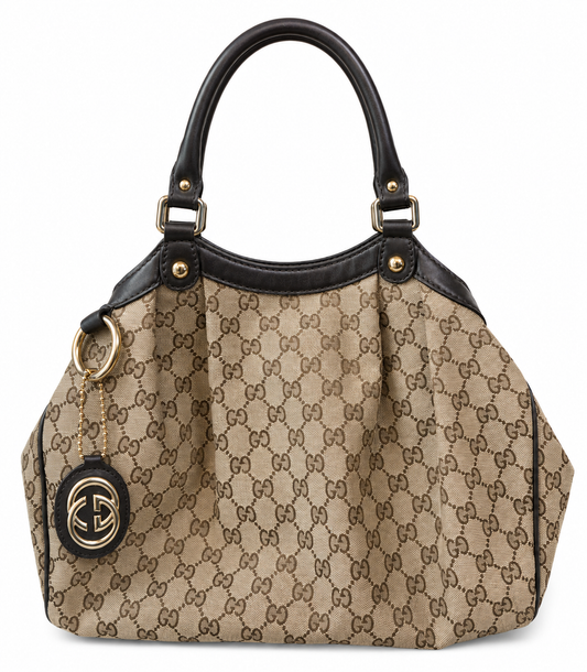 Vintage Gucci Brown Logo Hobo