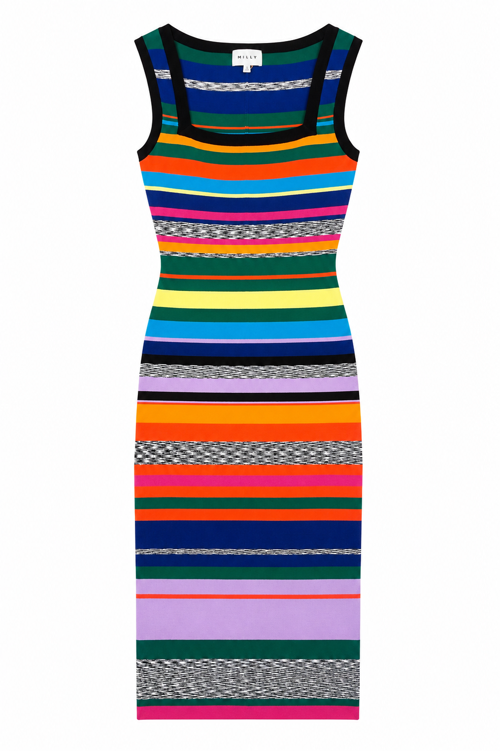 Milly Rainbow Stripe Dress