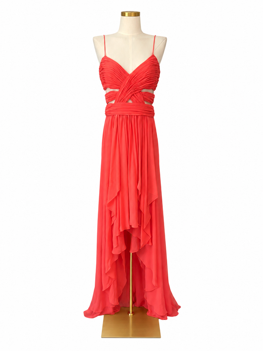 Vintage Cache Chiffon Maxi Dress