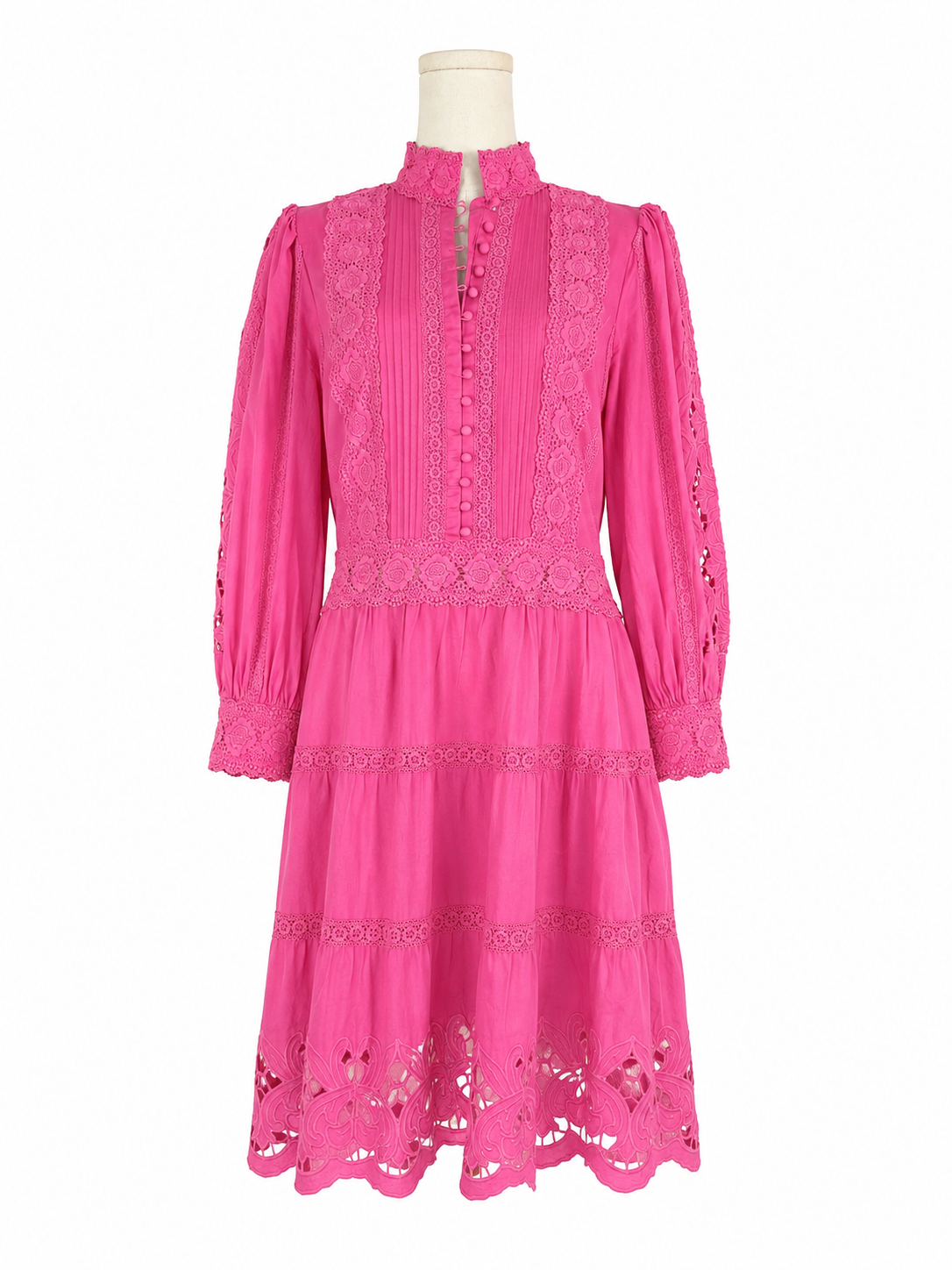 Alice & Olivia Clark French Rose Mini Dress