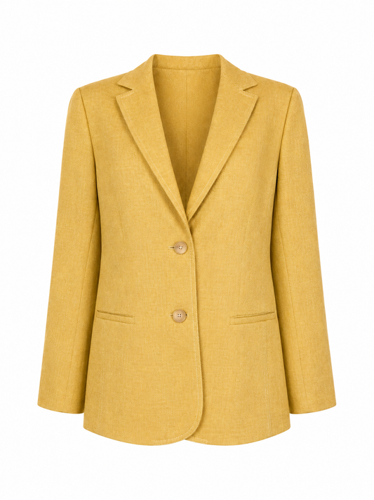 Lafayette 148 Mustard Blazer