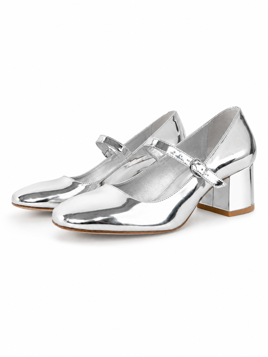 Stuart Weitzman Silver Louise Pumps