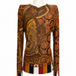 Vintage Jean Paul Gaultier Paisley Mesh Top
