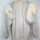 Vintage Lamb and Fox Bomber Cream Jacket