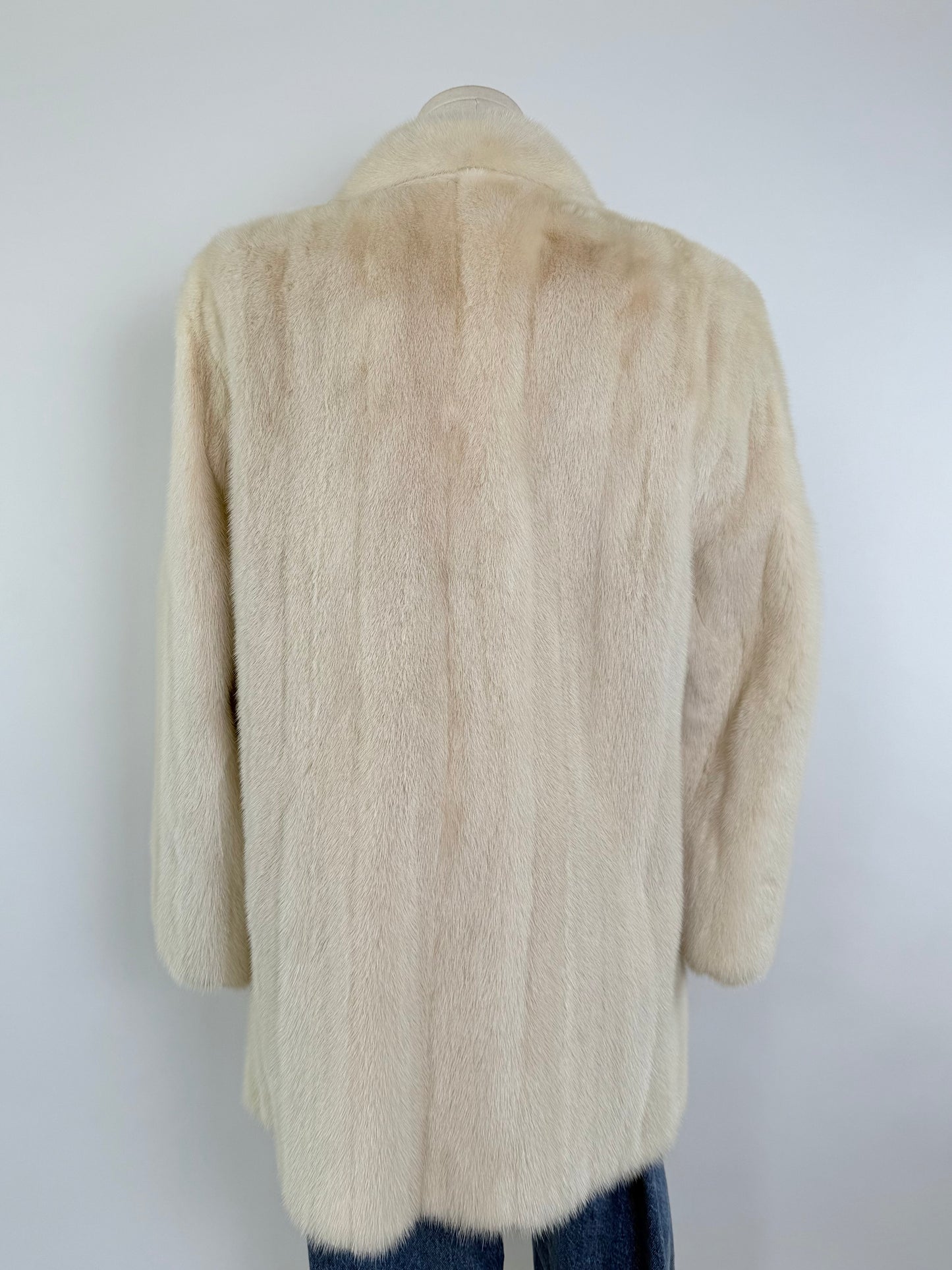 Vintage White Mink Coat New York