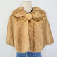 Vintage Lucienne de Mestre Fur Cape