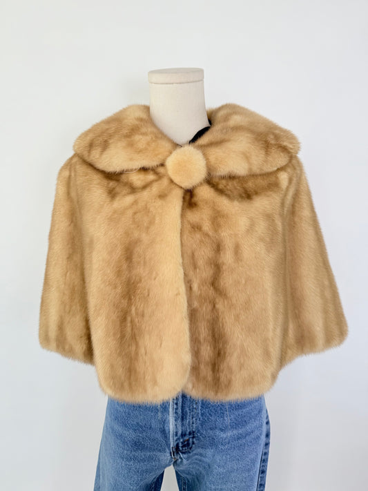 Vintage Lucienne de Mestre Fur Cape