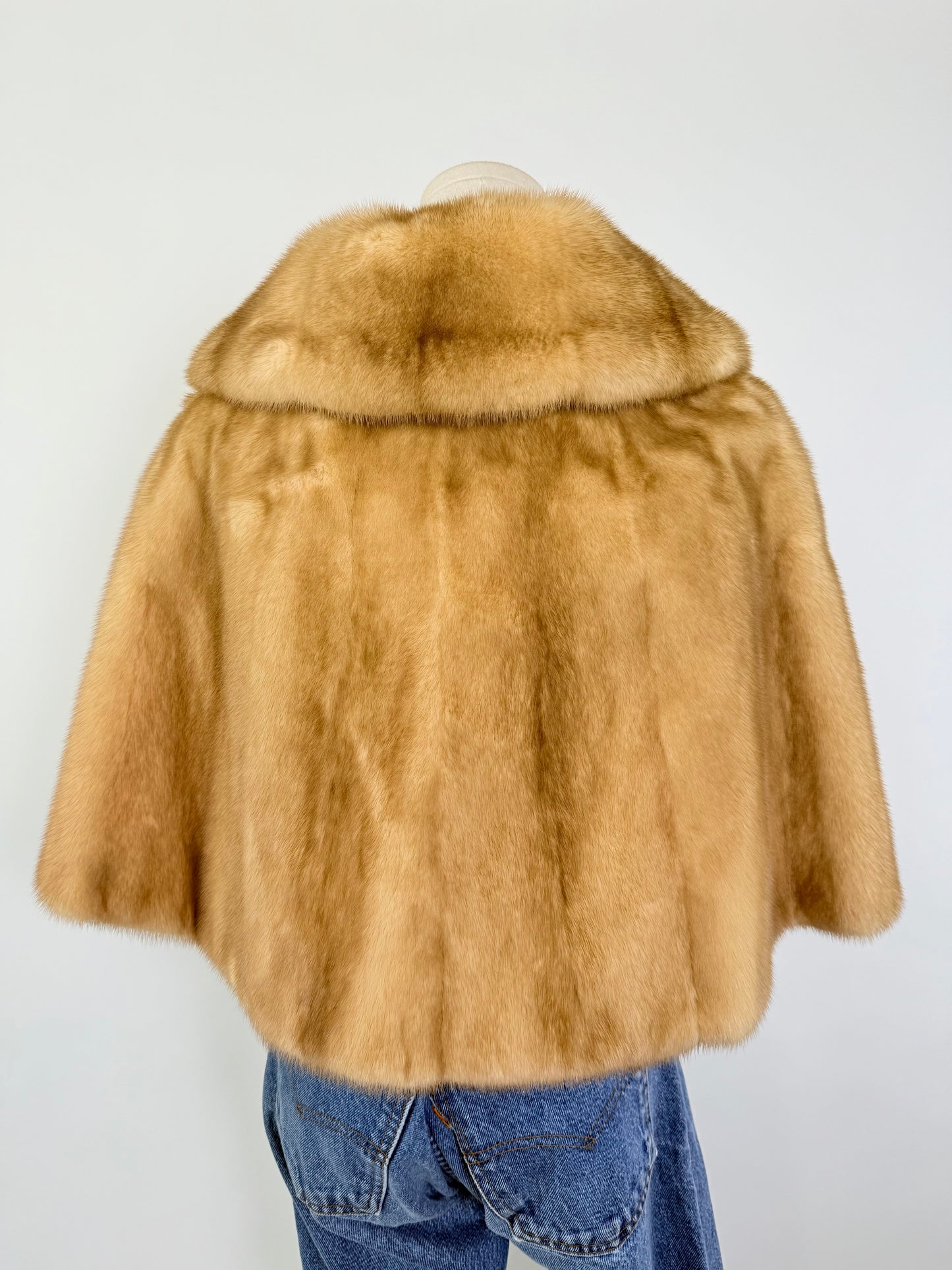 Vintage Lucienne de Mestre Fur Cape