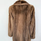 Vintage Light Brown Mink Jacket