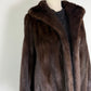 Vintage Dark Brown Mink Jacket