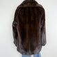 Vintage Dark Brown Mink Jacket