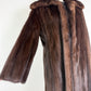 Vintage Long Brown Mink Coat