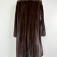 Vintage Long Brown Mink Coat